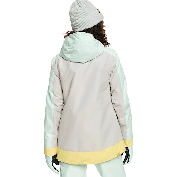 Bunda na snowboard Roxy Ravine Hoodie grey violet 2023 - 3