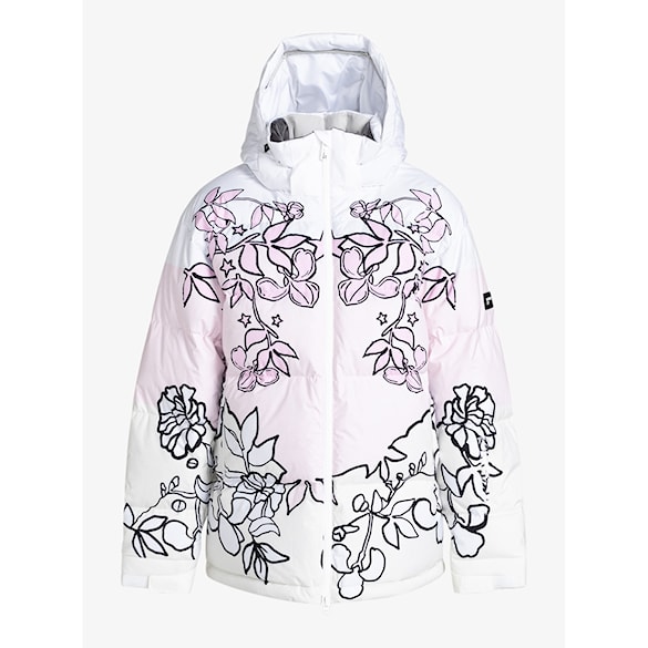 Kurtka snowboardowa Roxy X Rowley Puffer bright white laurel floral 2024 - 10