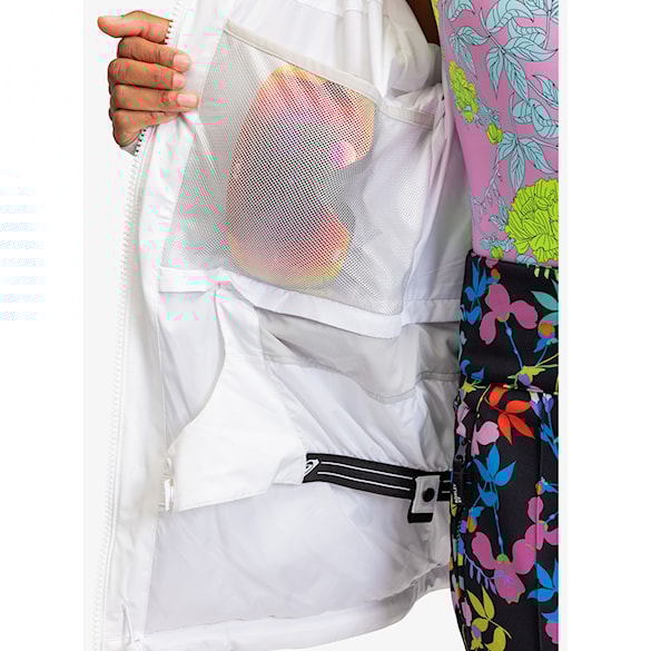 Kurtka snowboardowa Roxy X Rowley Puffer bright white laurel floral 2024 - 8