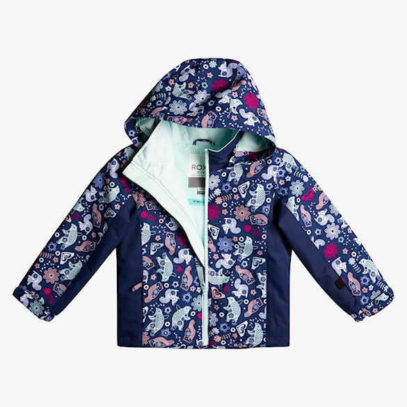 Snowboard Jacket Roxy Snowy Tale medieval blue neo 2023 - 3