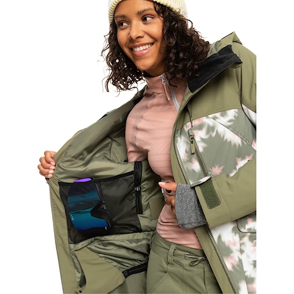 Kurtka snowboardowa Roxy Stated deep lichen green nimal 2023 - 6