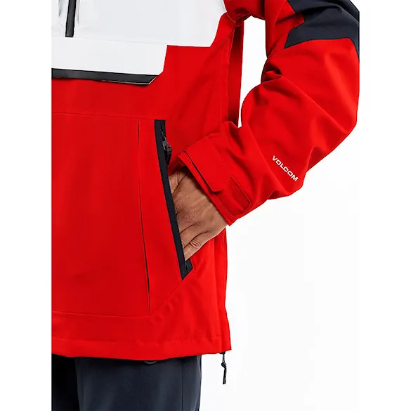 Bunda na snowboard Volcom Brighton Pullover red 2024 - 10