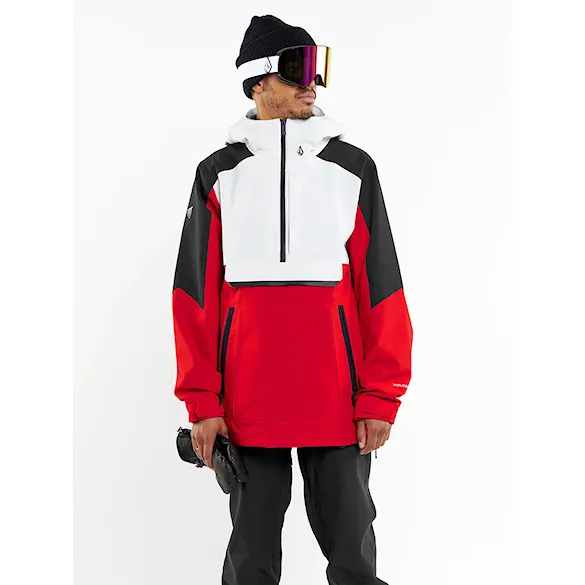 Bunda na snowboard Volcom Brighton Pullover red 2024 - 5