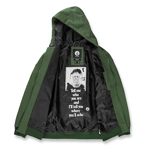 Snowboard Jacket Volcom Dustbox military 2023 - 6