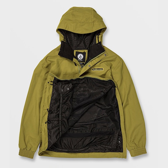 Bunda na snowboard Volcom Longo Pullover moss 2024 - 3