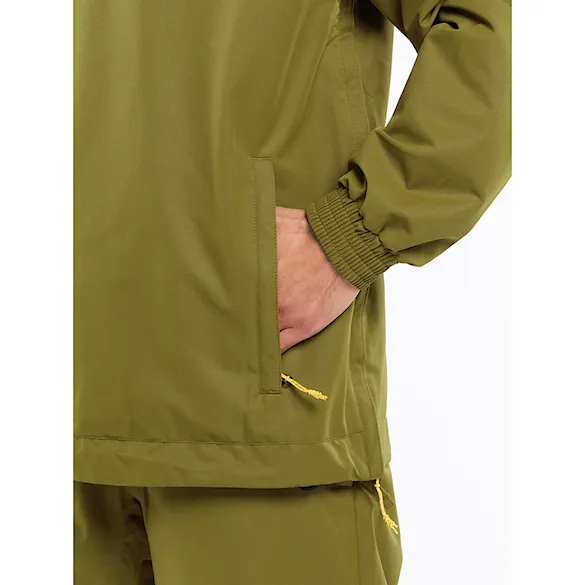 Bunda na snowboard Volcom Longo Pullover moss 2024 - 5