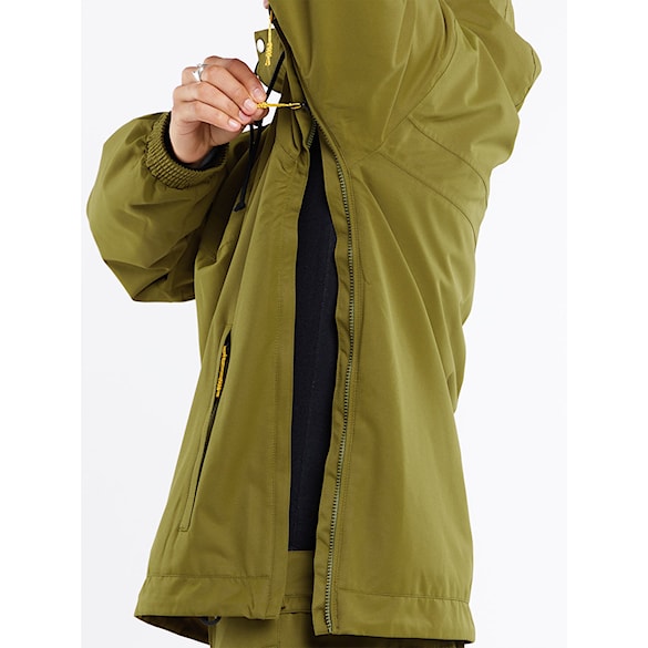 Bunda na snowboard Volcom Longo Pullover moss 2024 - 6