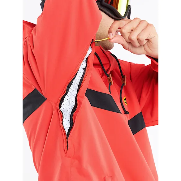 Kurtka snowboardowa Volcom Longo Pullover orange 2024 - 5