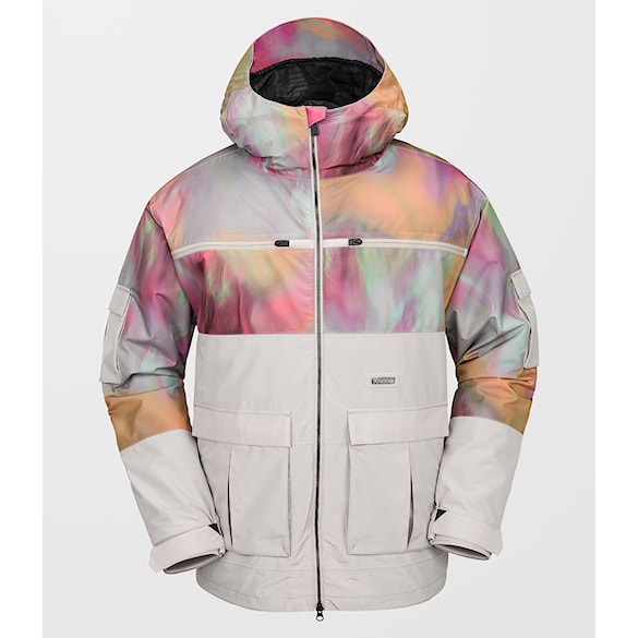 Kurtka snowboardowa Volcom Nightbreaker 20K Jacket grey 2025 - 5