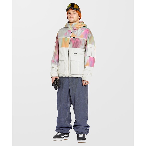 Kurtka snowboardowa Volcom Nightbreaker 20K Jacket grey 2025 - 8