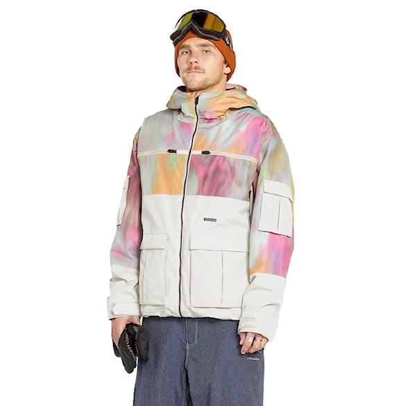 Kurtka snowboardowa Volcom Nightbreaker 20K Jacket grey 2025 - 1
