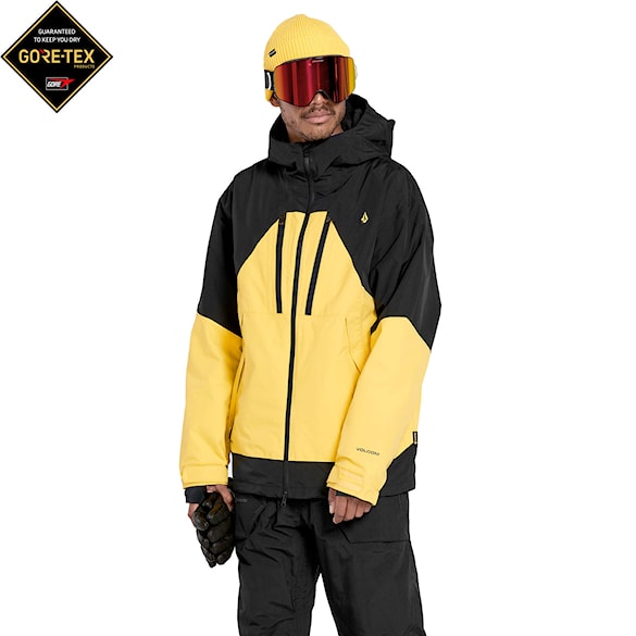 Snowboard Jacket Volcom TDS 2L Gore-Tex Jacket dark yellow 2025 - 1