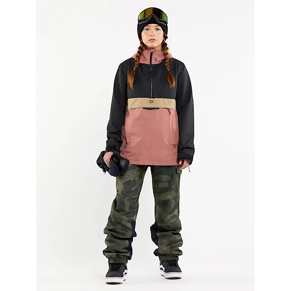 Bunda na snowboard Volcom Wms Ashfield Pullover earth pink 2024 - 5