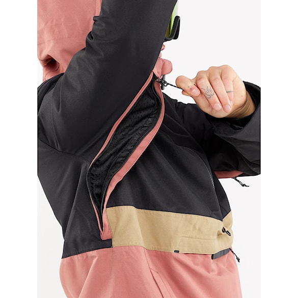 Bunda na snowboard Volcom Wms Ashfield Pullover earth pink 2024 - 8