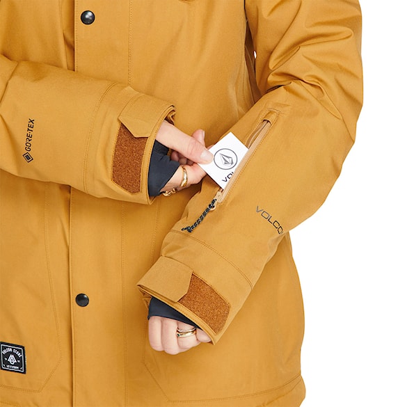 Bunda na snowboard Volcom Wms Ell Ins Gore-Tex caramel 2023 - 10