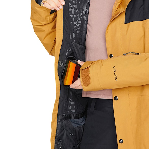 Bunda na snowboard Volcom Wms Ell Ins Gore-Tex caramel 2023 - 11