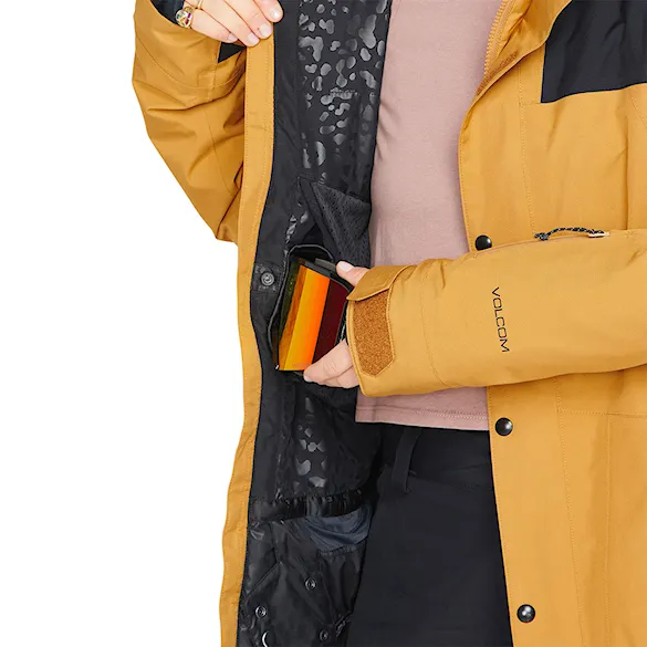 Bunda na snowboard Volcom Wms Ell Ins Gore-Tex caramel 2023 - 11