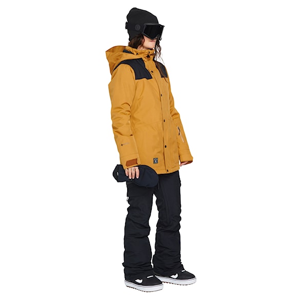 Bunda na snowboard Volcom Wms Ell Ins Gore-Tex caramel 2023 - 2