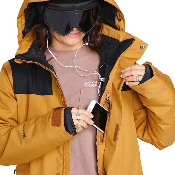 Bunda na snowboard Volcom Wms Ell Ins Gore-Tex caramel 2023 - 9