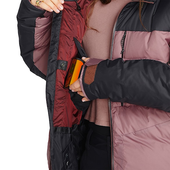 Bunda na snowboard Volcom Wms Lifted Down Jacket rosewood 2023 - 11