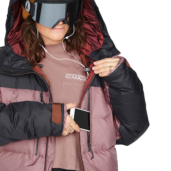 Bunda na snowboard Volcom Wms Lifted Down Jacket rosewood 2023 - 7