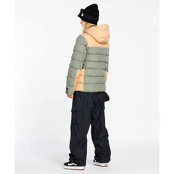 Bunda na snowboard Volcom Wms Puffleup Jacket lichen green 2025 - 5