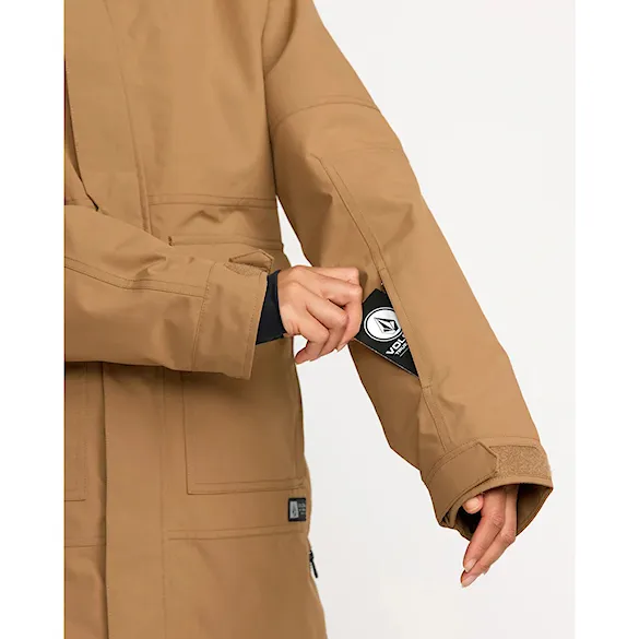 Bunda na snowboard Volcom Women's QC Cruiser Insulated Parka bronze 2026 - 8