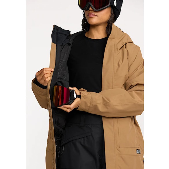Bunda na snowboard Volcom Women's QC Cruiser Insulated Parka bronze 2026 - 9