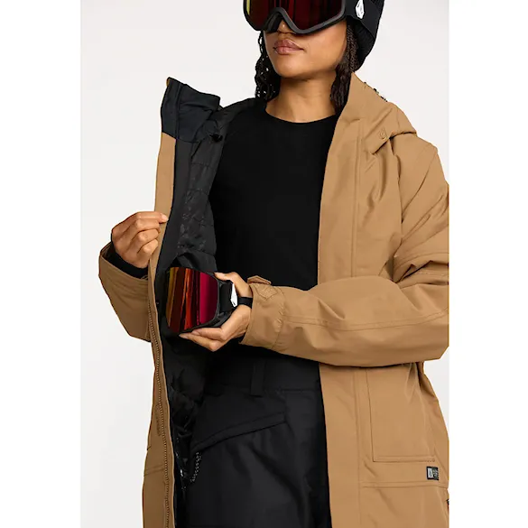 Bunda na snowboard Volcom Women's QC Cruiser Insulated Parka bronze 2026 - 9