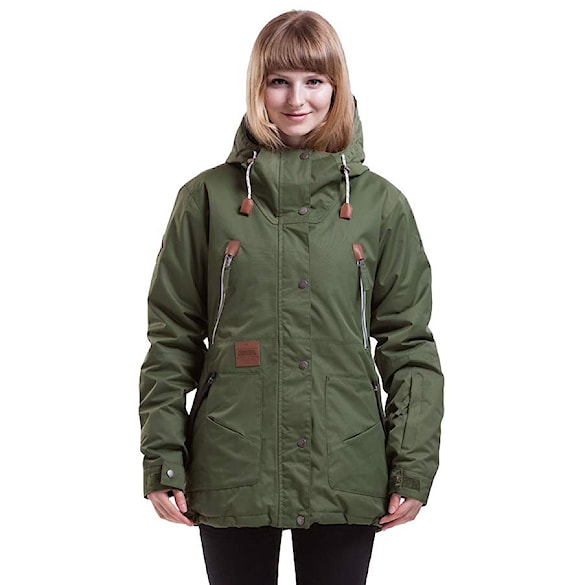 Bunda na snowboard Nugget Anja olive 2016 - 1