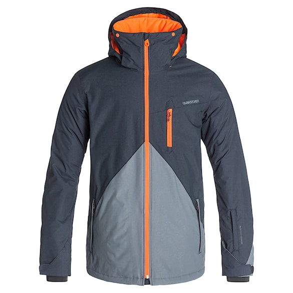 Bunda na snowboard Quiksilver Mission Color Block iron gate 2016 - 1