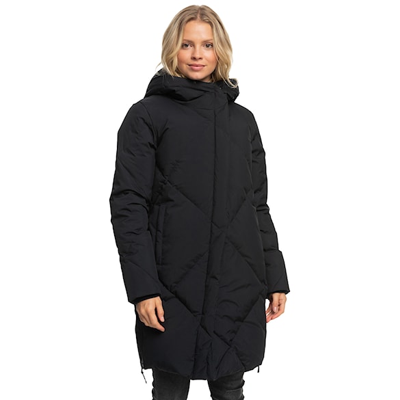 Kurtka zimowa do miasta Roxy Abbie true black 2024 - 1