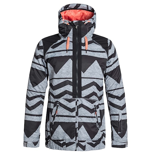 Bunda na snowboard Roxy Valley Hoodie damaris anthracite 2016 - 1