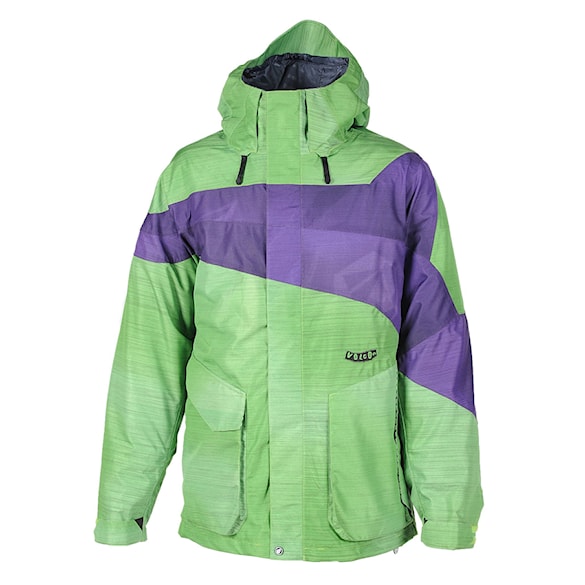 Bunda na snowboard Volcom Accelerate lime paint 2012 - 1