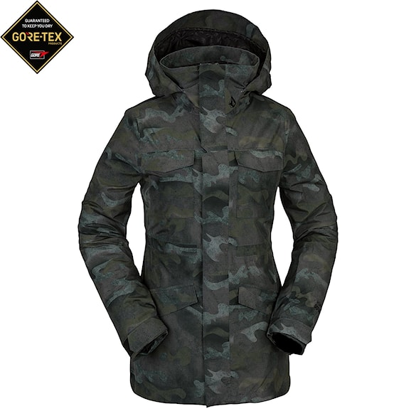 Bunda na snowboard Volcom Wms Leda Gore-Tex covert green 2022 - 1