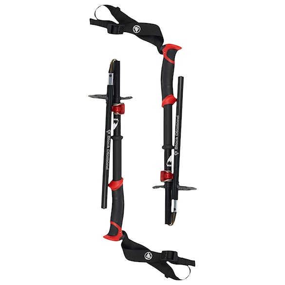 Kijki teleskopowe Burton Black Diamond Compactor Pole black/red 2022 - 1