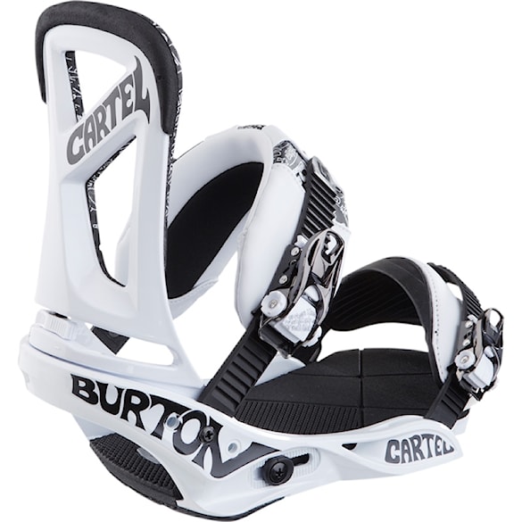 Vázání na lyže Burton Cartel white - 1