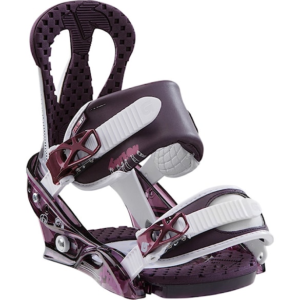 Vázání na lyže Burton Citizen plum/white - 1