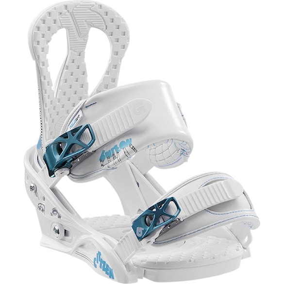 Vázání na lyže Burton Citizen white - 1