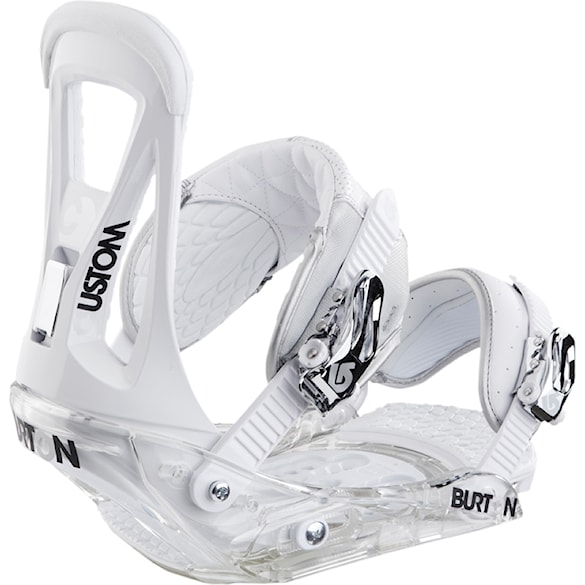 Vázání na lyže Burton Custom clearly white - 1