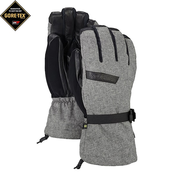 Rukavice na snowboard Burton Deluxe Gore bog heather 2021 - 1