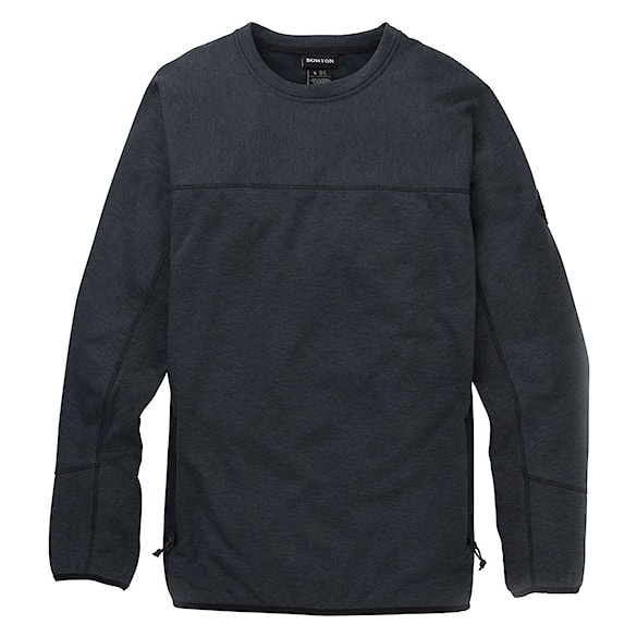 Technická mikina Burton Minturn Crew true black heather 2020 - 1