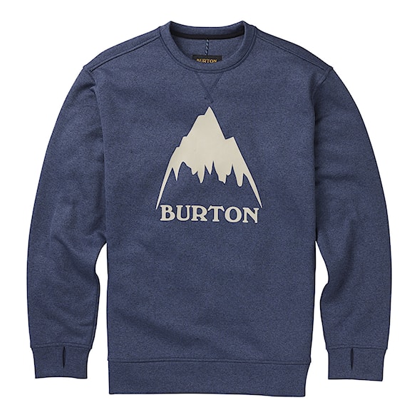 Technická mikina Burton Oak Crew mood indigo heather 2019 - 1