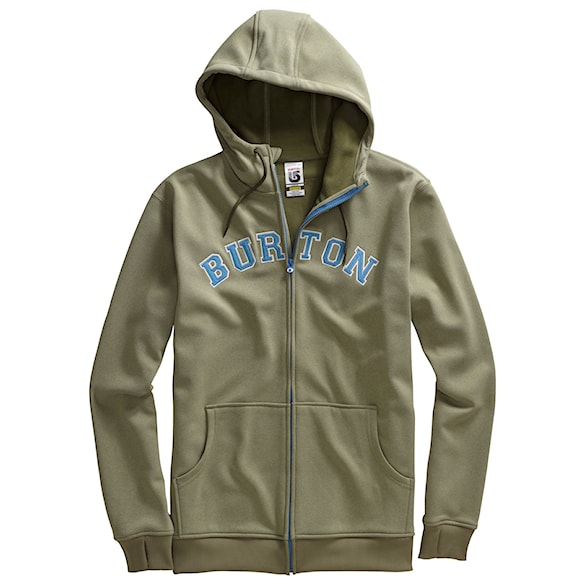 Technická mikina Burton Premium Bonded H trench green he. - 1