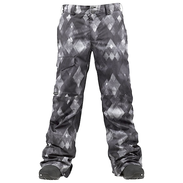 Kalhoty na snowboard Burton Twc Throttle tru blk diamond 2013 - 1