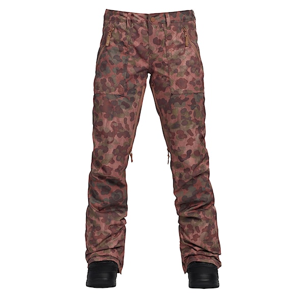 Kalhoty na snowboard Burton Wms Vida moss camo 2019 - 1
