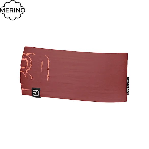 Headband ORTOVOX 120 Tec Logo Headband mountain rose 2025 - 1