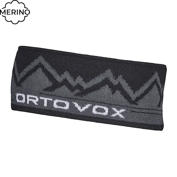 Headband ORTOVOX Peak Headband black raven 2026 - 1