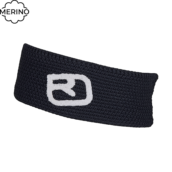 Čelenka ORTOVOX Rock'N'Wool Headband black raven 2026 - 1