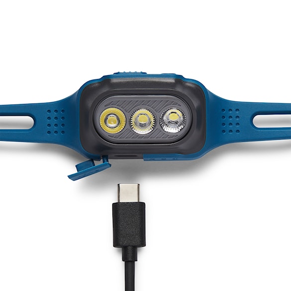 Headlamp Black Diamond Deploy Run Light creek blue - 3